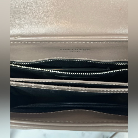 Saint Laurent YSL  Pouch Monogram Piumotto  Mink - Picture 7 of 14